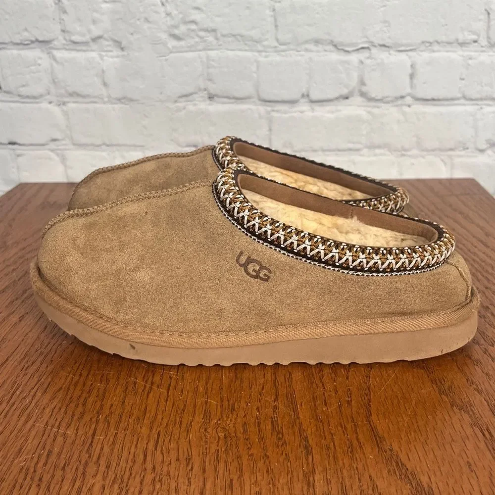 Ugg Tasman Tan slip-on indoor/outdoor Clog Kids Size 6